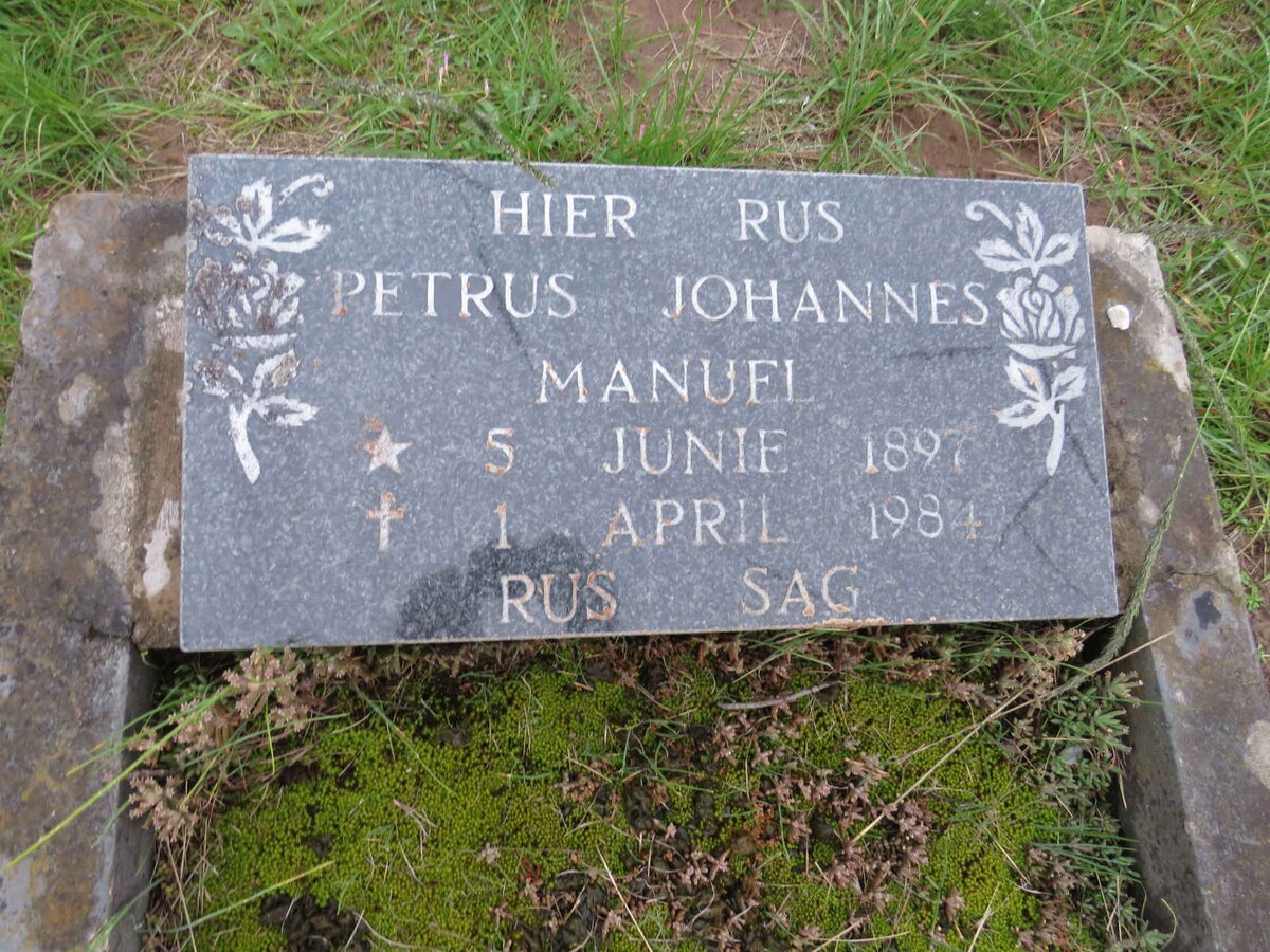 MANUEL Petrus Johannes 1897-1984