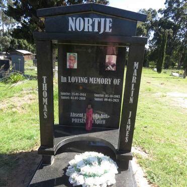 NORTJE Thomas 1944-2010 :: NORTJE Marlin James 1993-2021