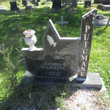 PUTUMANE Mandisa Magdalena 1970-2013