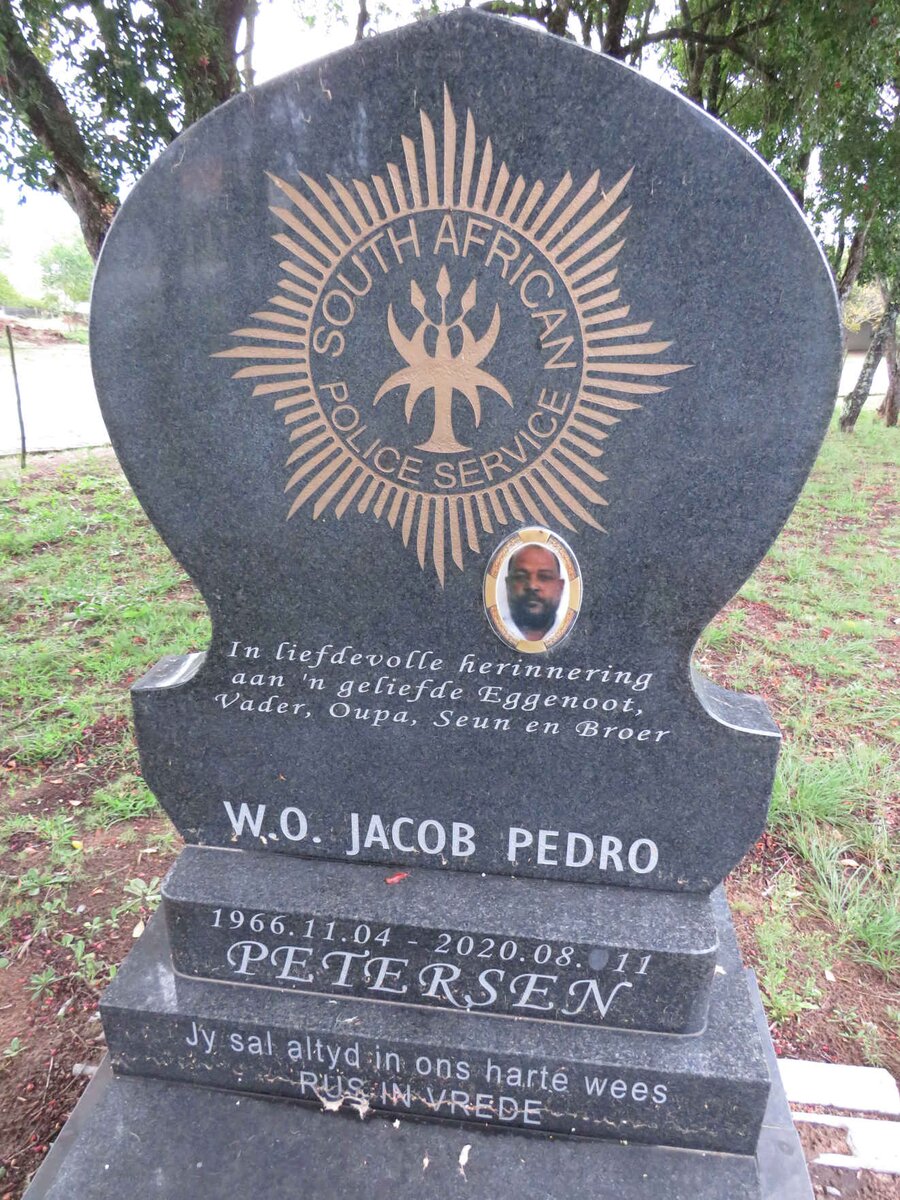 PETERSEN Jacob Pedro 1966-2020 