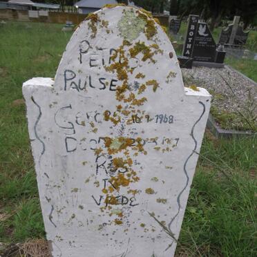 PAULSEN Petrus 1968-19?7