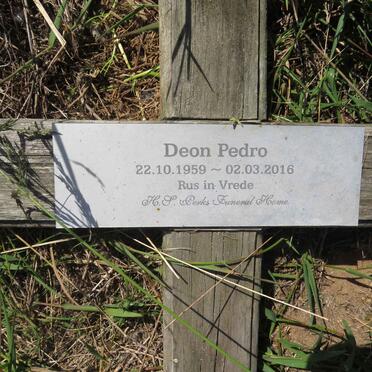 PEDRO Deon 1959-2016