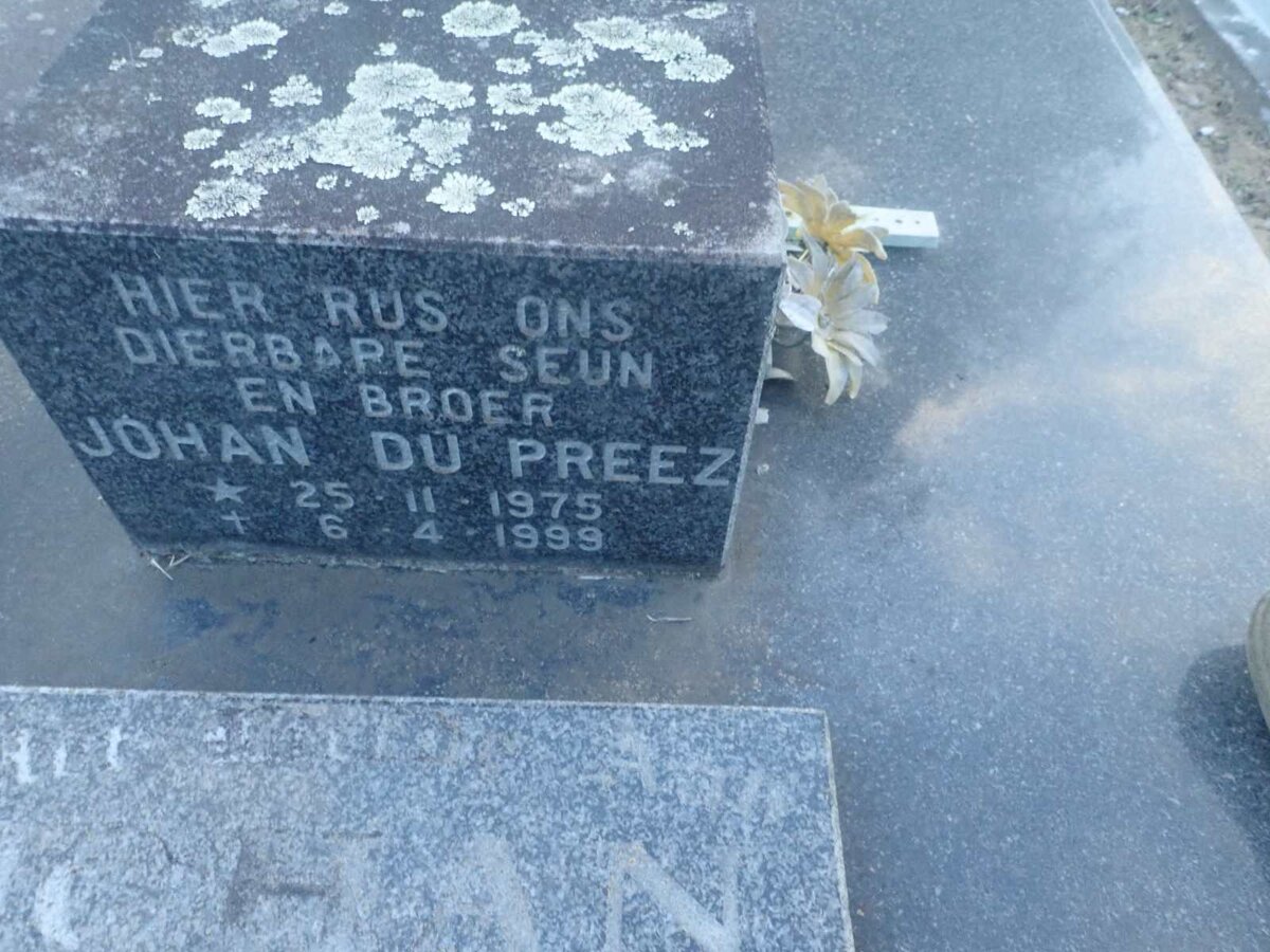 PREEZ Johan, du 1975-1999