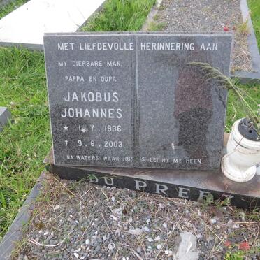 PREEZ Jakobus Johannes, du 1936-2003