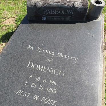 RABBOLINI Domenico 1911-1986