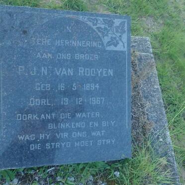 ROOYEN P.J.N., van 1894-1967
