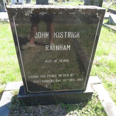 RAYNHAM John Kistrick -1969