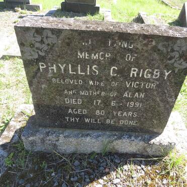 RIGBY Phyllis C. -1991