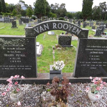 ROOYEN Hendrik Petrus, van 1901-1974 & Jacomina Maria 1907-1984