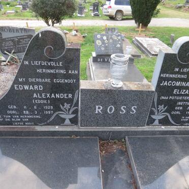 ROSS Edward Alexander 1929-1997 & Jacomina Elizabetha POTGIETER 1922-2014
