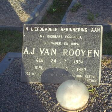 ROOYEN A.J., van 1934-1997