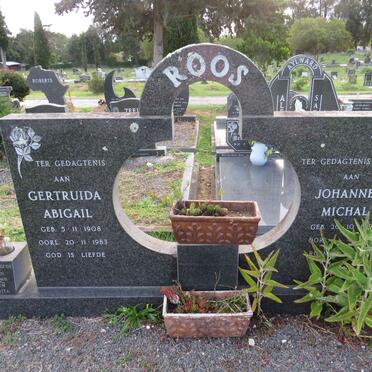 ROOS Johannes Michal 1904-1993 & Gertruida Abigail 1908-1983 _1