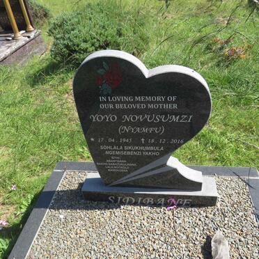 SIDIBANE Yoyo Novusumzi 1945-2016