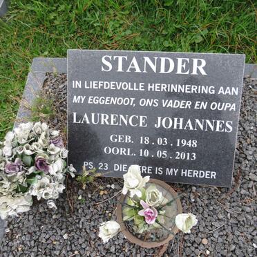 STANDER Laurence Johannes 1948-2013