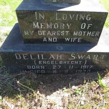 SWART Delilah nee ENGELBRECHT 1917-1970