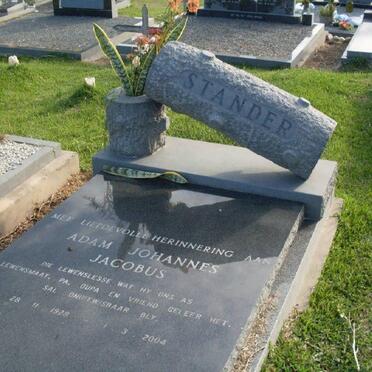 STANDER Adam Johannes Jacobus 1928-2004