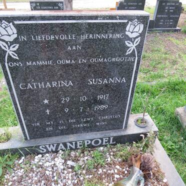 SWANEPOEL Catharina Susanna 1917-1989