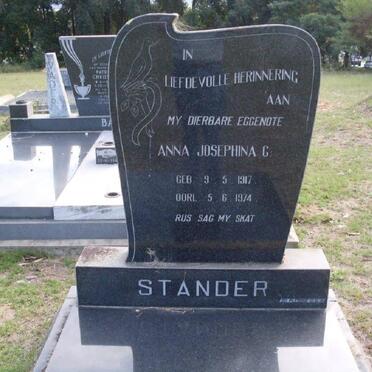 STANDER Anna Josephina C. 1917-1974