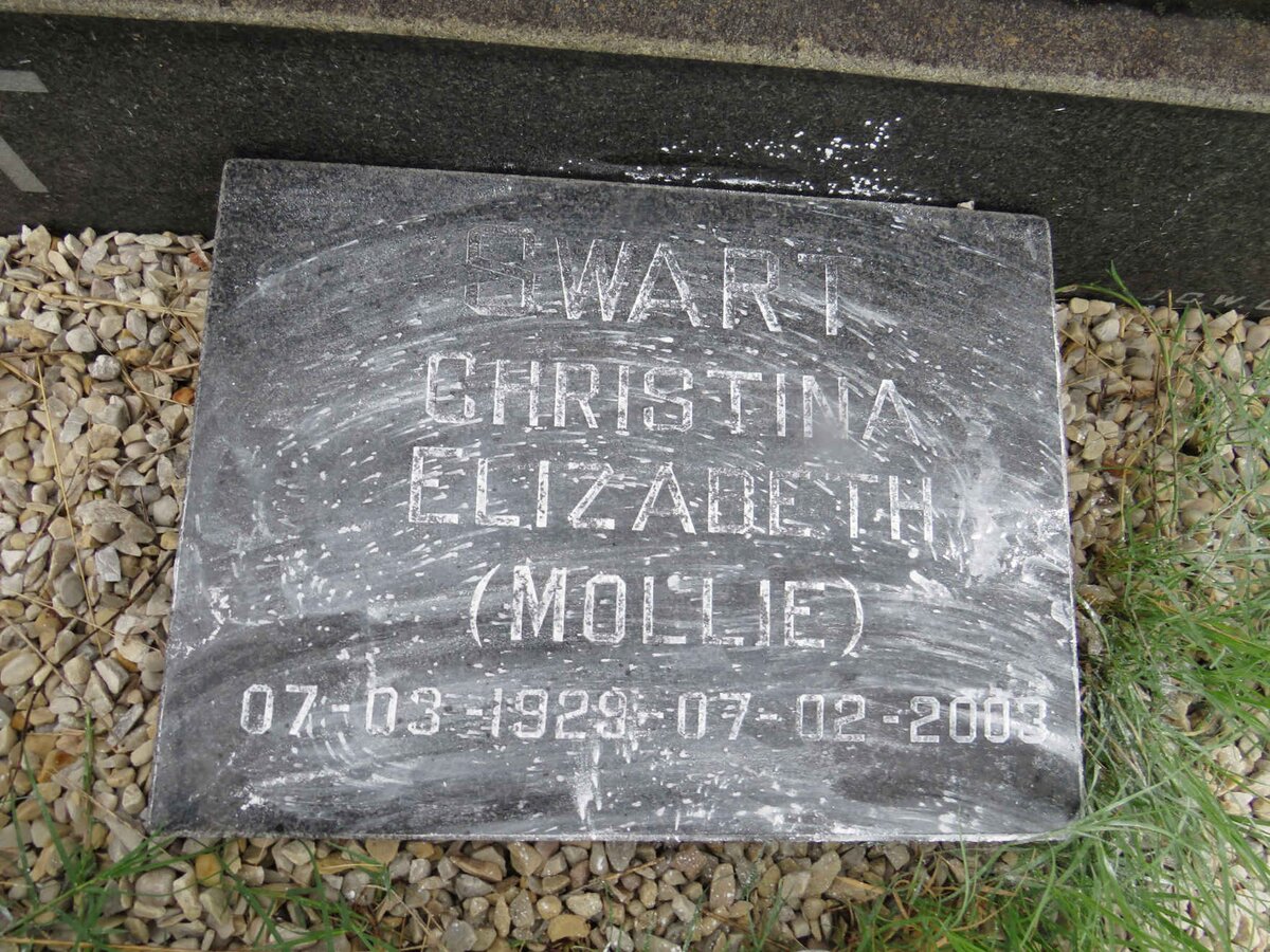 SWART Christina Elizabeth 1929-2003