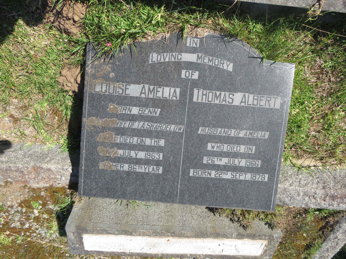 SHARDELOW Thomas Albert 1878-1966 &amp; Louise Amelia BENN -1963 _1