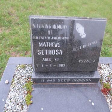 SETHOSA Mathews -1983