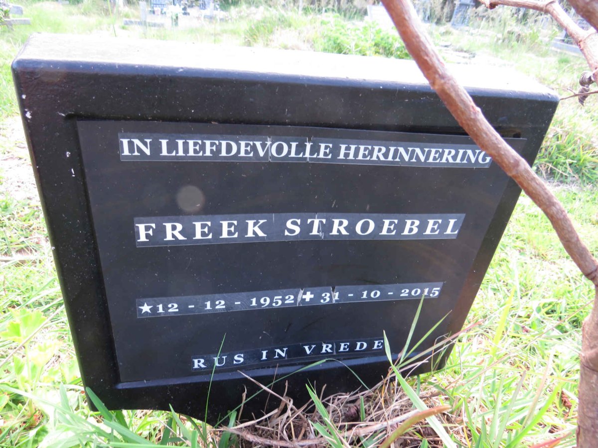 STROEBEL Freek 1952-2015