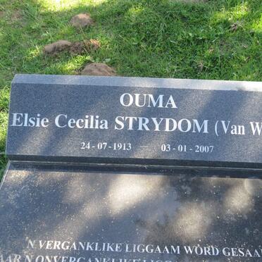 STRYDOM Elsie Cecilia nee VAN WYK 1913-2007