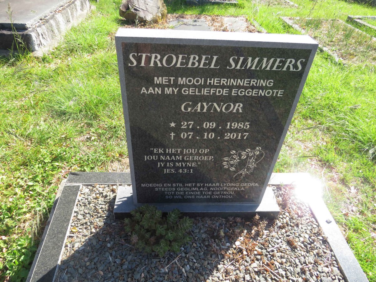 SIMMERS Gaynor, STROEBEL 1985-2017