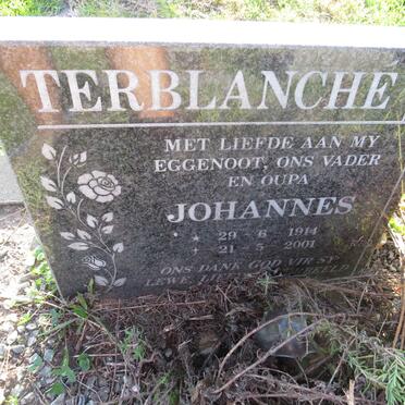 TERBLANCHE Johannes 1914-2001