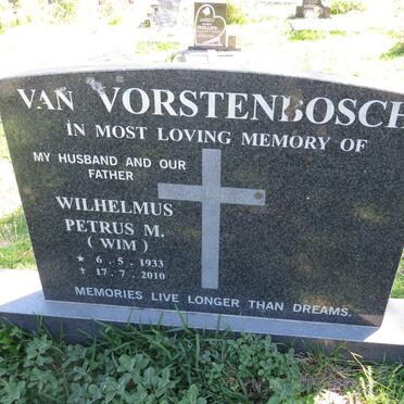 VORSTENBOSCH Wilhelmus Petrus M., van 1933-2010