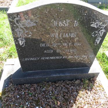 WILLIAMS Jesse B. -1977