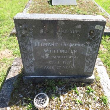 WHITTINGTON Leonard Frederick -1967