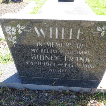 WHITE Sidney Frank 1924-1988