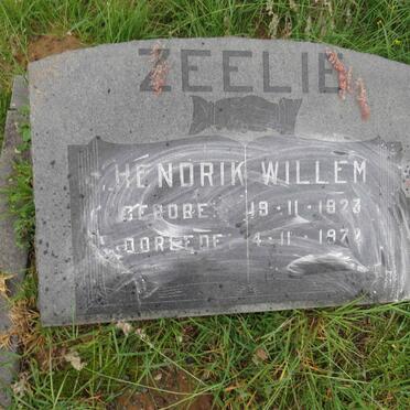 ZEELIE Hendrik Willem 1923-1972