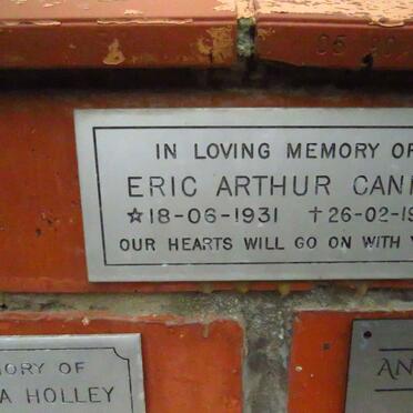 CANNY Eric Arthur 1931-1999