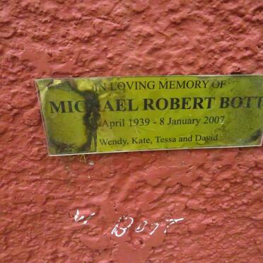 BOTT Michael Robert 1939-2007