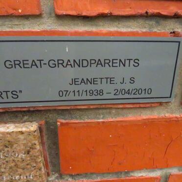 MORGAN Johannes W. 1932-2015 &amp; Jeanette J.S. 1938-2010