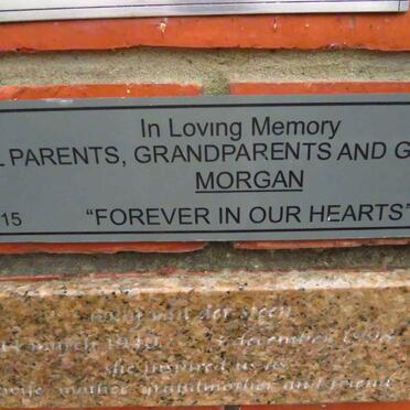 MORGAN Johannes W. 1932-2015 &amp; Jeanette J.S. 1938-2010