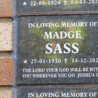 SASS Madge 1930-2020
