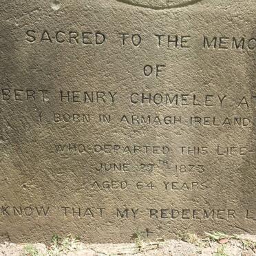 ATKINSON Robert Henry Chomeley -1873