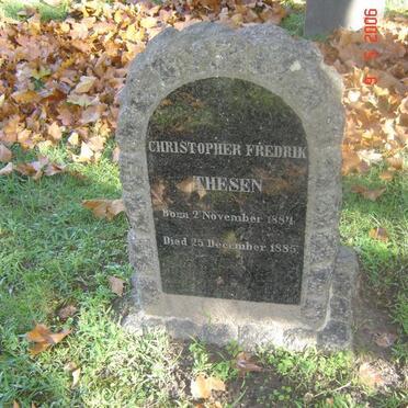 THESEN Christopher Fredrik 1884-1885