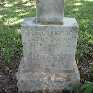 MASON Isabel D. -1881 :: MASON Violet -1881