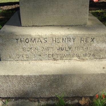 REX Thomas Henry 1834-1874