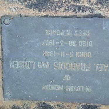 LINGEN Michael Francois, van 1942-1977