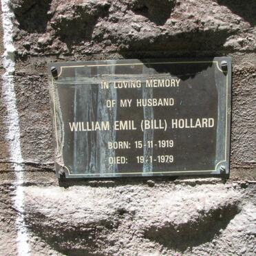 HOLLARD William Emil 1919-1979