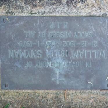 SNYMAN William 1902-1979
