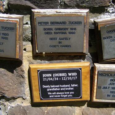 WIID John 1934-2017 :: TUCKER David John -2011 :: TUCKER Nicholas Peter 1954-