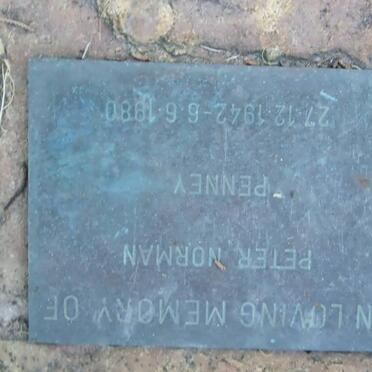 PENNEY Peter Norman 1942-1980