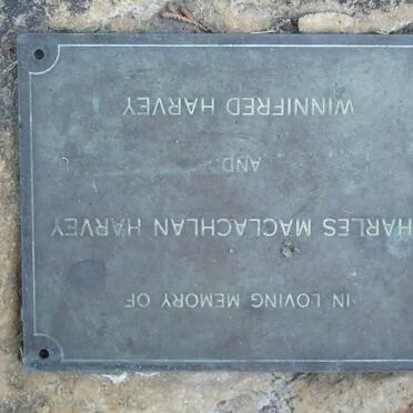 HARVEY Charles Maclachlan &amp; Winnifred