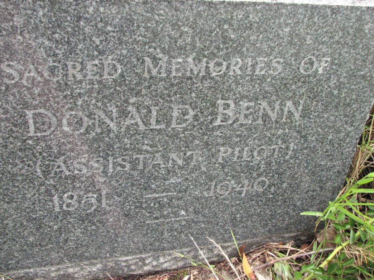 BENN Donald 1851-1940